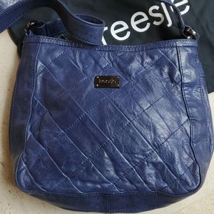 Treesje quilted leather crossbody bag